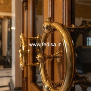 Vintage Brass Door Handles for Classic Homes BDR-5309