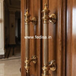 Classic Brass Entry Door Handles BDR-5326