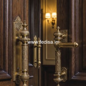 Antique Brass Door Handle Inspirations BDR-5327