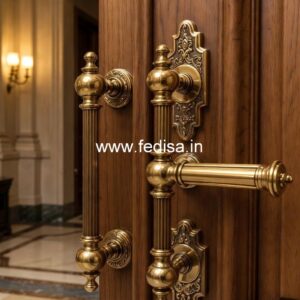 Antique Brass Entry Door Handles BDR-5340