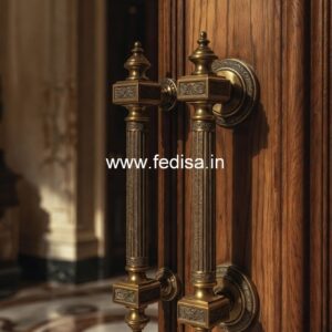 Brass Door Handle with Traditional Look BDR-5456