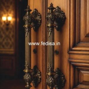 Brass Door Handle for Luxury Villas BDR-5459