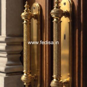 Handcrafted Brass Door Handle India BDR-5461