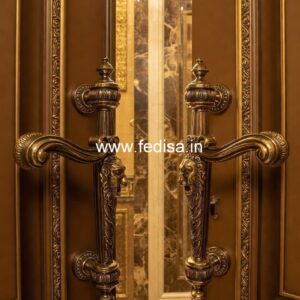 Decorative Brass Door Handles for Entry Doors BDR-5549