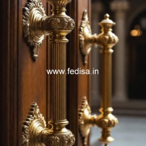 Antique Brass Door Handle Designs for Vintage Look BDR-5551