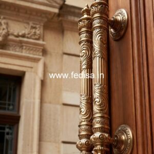 Elegant Brass Handles for Entrance Doors BDR-5573