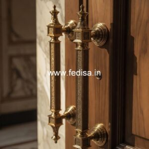 Luxury Brass Door Handle Designs for Villas BDR-5598