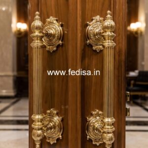 Vintage Brass Entry Door Designs BDR-5723