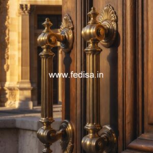 Traditional Brass Door Handle Styles BDR-5755