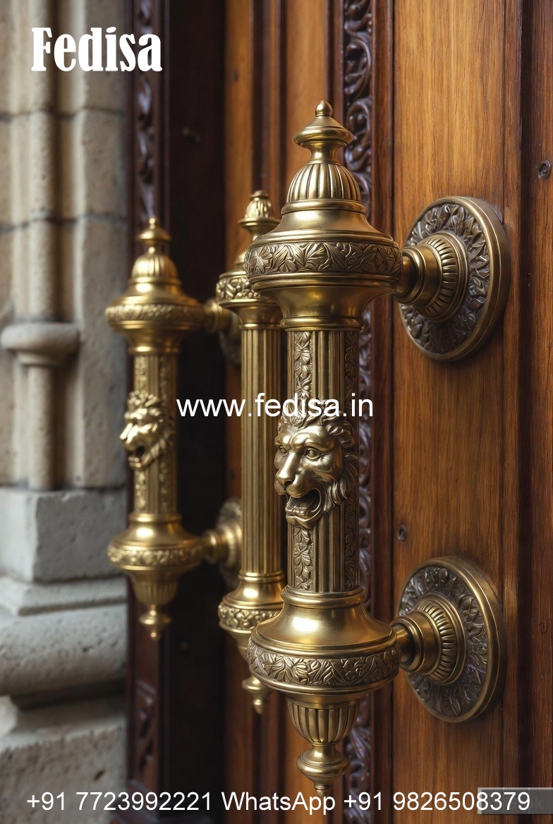 Viral Luxury Brass Door Handles BDR-5783