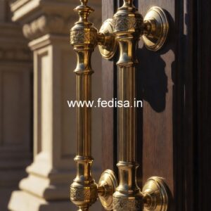 Heavy Brass Door Handle Designs India BDR-5830