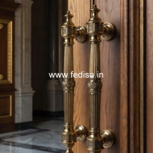 Brass Door Handle for Modern Homes BDR-5848