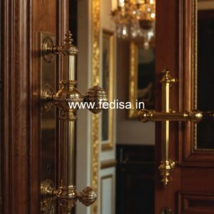 Brass Door Handle for Wooden Main Door BDR-5854