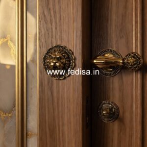 Brass Door Handle for Designer Entry BDR-5920