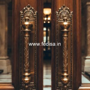Classic Brass Door Handles for Wooden Doors BDR-5949