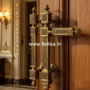 Antique Brass Door Handle Designs for Vintage Look BDR-5953