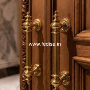 Stylish Door Handle Designs in Brass Finish BDR-5977