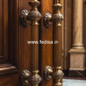 Stylish Luxury Brass Handles for Main Doors BDR-6012