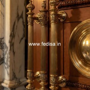 Stylish Brass Door Handles for Luxury Homes BDR-6023