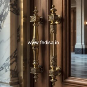 Luxury Brass Door Handles for Modern Interiors BDR-6036