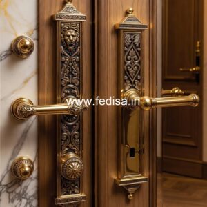 Luxury Brass Door Handle Styles BDR-6039