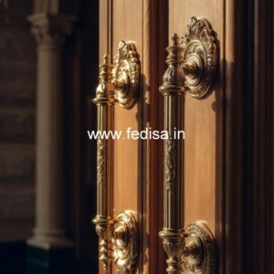 Minimal Brass Door Handle Designs BDR-6077