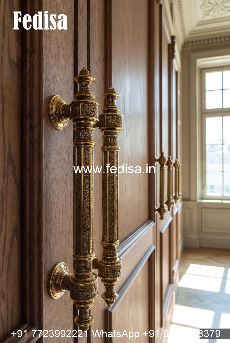 Traditional Brass Handles for Main Doors BDR-6122