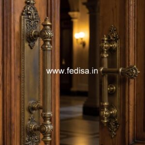 Traditional Brass Door Handle Collection BDR-6129