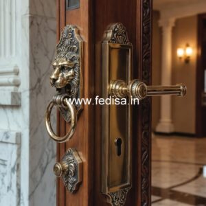 Stunning Entry Door Brass Handles BDR-6176