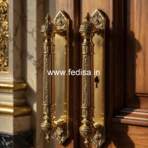 Stylish Entry Door Brass Handles BDR-6201