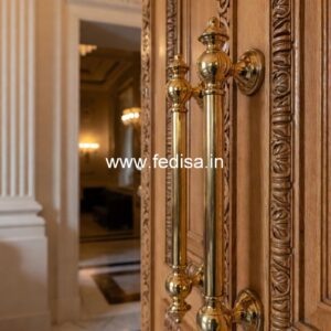Solid Brass Door Handle for Classic Interiors BDR-6234