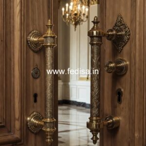 Traditional Brass Door Handle India Style BDR-6242