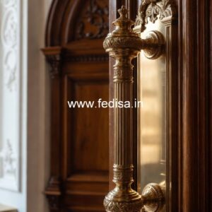 Brass Door Handle with Traditional Look BDR-6260