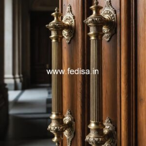 Brass Door Handle with Royal Finish BDR-6268