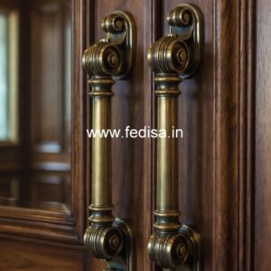 Brass Door Handle for Designer Homes BDR-6295
