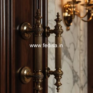 Brass Door Handle for Premium Homes BDR-6314
