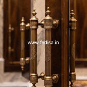 Brass Door Handle with Unique Design BDR-6320