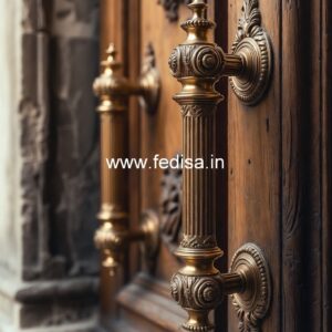 Solid Brass Door Handles for Durability & Style BDR-6356