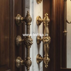 Modern Entry Door Brass Handles BDR-6374