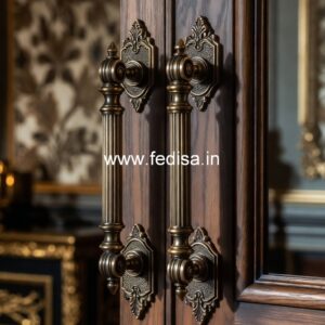 Designer Brass Door Handles for Luxury Interiors BDR-6404
