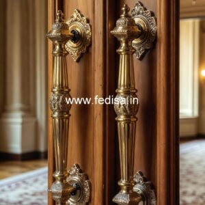 Stylish Luxury Brass Handles for Main Doors BDR-6414
