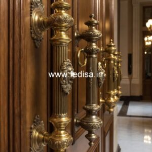 Elegant Brass Door Handles for Villas BDR-6431