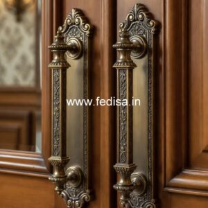 Antique Brass Door Handle Inspirations BDR-6533
