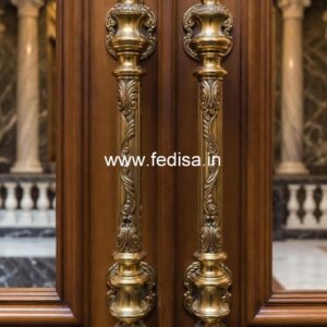 Handcrafted Brass Door Handle India BDR-6667