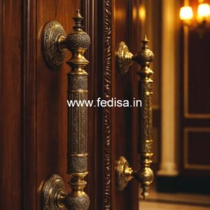 Brass Door Handle for Elegant Homes BDR-6687