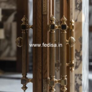 Brass Door Handle for Contemporary Homes BDR-6713