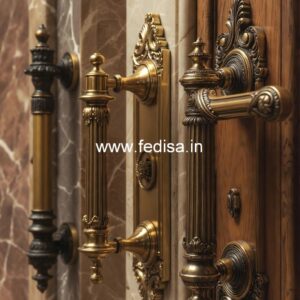 Minimalist Brass Door Handles for Modern Interiors BDR-6760