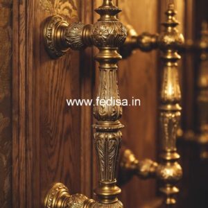 Stylish Main Door Brass Handles for Homes BDR-6768