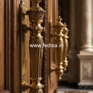 Modern Entry Door Brass Handles BDR-6776