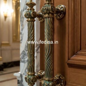 Designer Brass Pull Handles for Wooden Doors BDR-6777